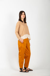 Pantalone con elastico in vita Mama b TERRA P