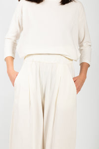 Pantalone over Mama b BIANCO U