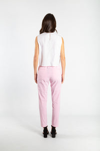 Pantalone rigato White Sand 359